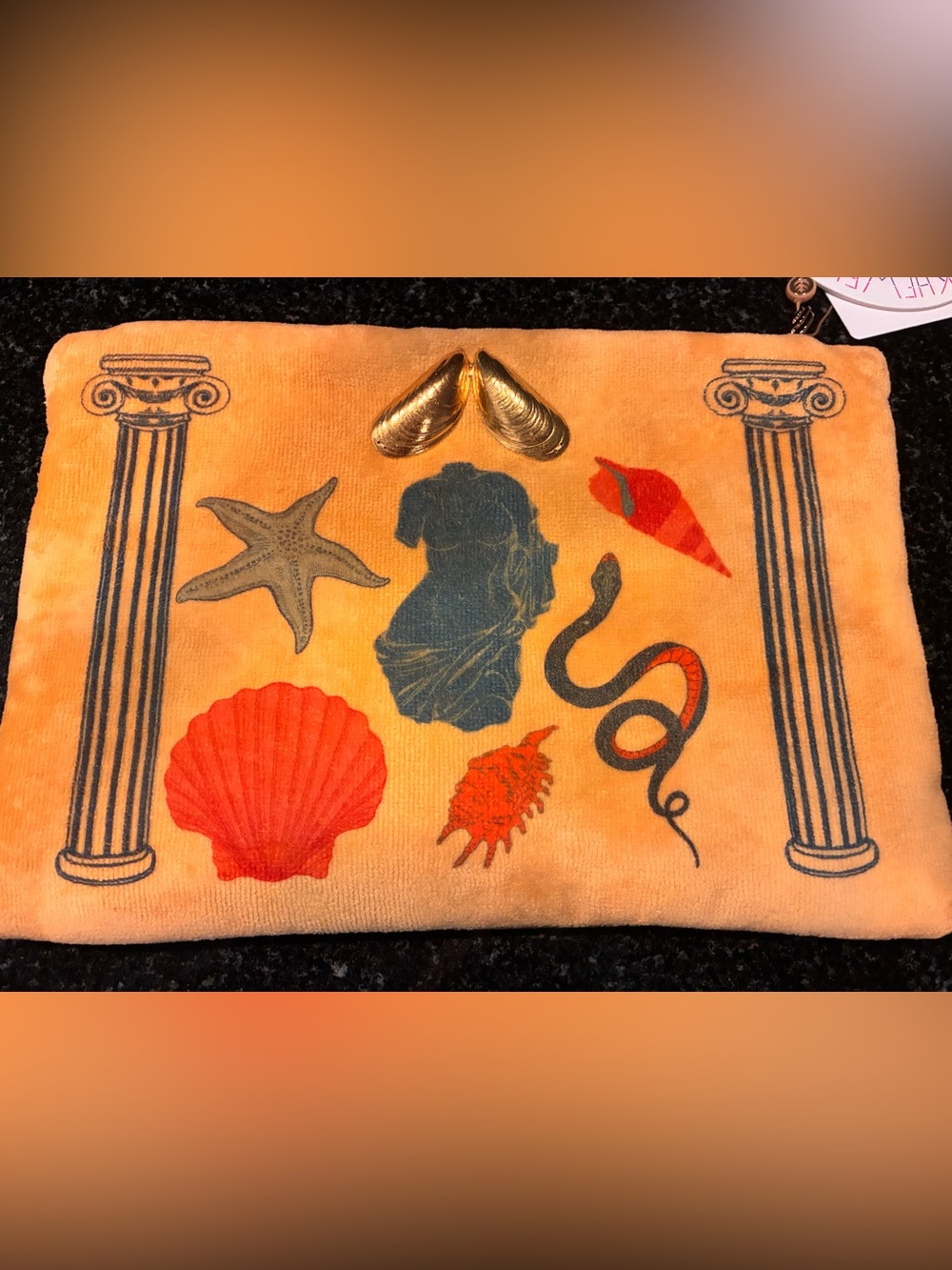 Khewella Yellow Patara Clutch